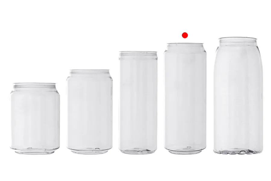 Flacon en plastique (PET) 500 ml transparent avec bouchon en aluminium (nécessite l'utilisation d'une machine à fermer) - 100 pcs Flacon en plastique (PET) 500 ml transparent avec bouchon en aluminium (nécessite l'utilisation d'une machine à fermer) - 100 pcs