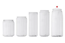 Flacon en plastique (PET) 650 ml transparent avec bouchon en aluminium (nécessite l'utilisation d'une machine à fermer) - 100 pcs Flacon en plastique (PET) 650 ml transparent avec bouchon en aluminium (nécessite l'utilisation d'une machine à fermer) - 100 pcs