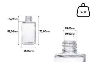 30 ml runde Parfümflasche aus Glas (18/415) – (Mindestbestellmenge: 1 Karton)-3