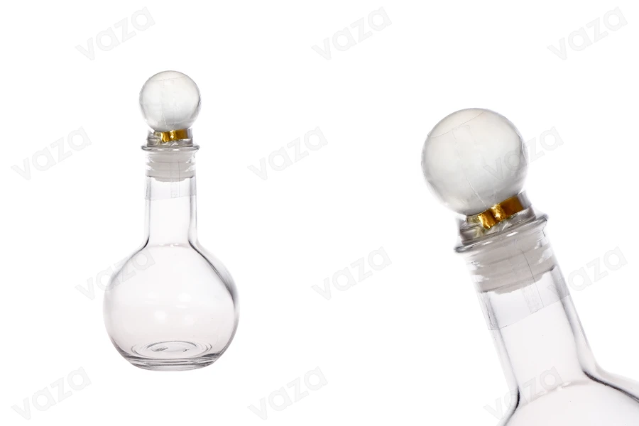 Σφαιρικό μπουκάλι 100 ml με γυάλινο πώμα Σφαιρικό μπουκάλι 100 ml με γυάλινο πώμα-εικόνα_σύνθεση