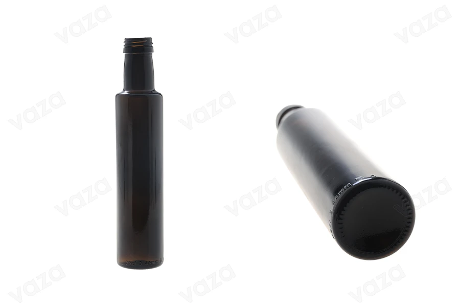 Flasche für Olivenöl und Essig 250 ml Dorica Uvag (PP 31,5) - 53 Stk Flasche für Olivenöl und Essig 250 ml Dorica Uvag (PP 31,5) - 53 Stk-εικόνα_διαστάσεις