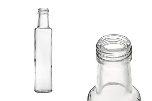 Dorica transparente Flasche für Olivenöl und Essig 250 ml (PP 31,5) - 50 Stk-1