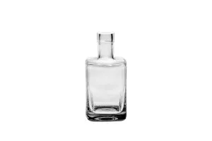 Stylish 500ml square glass bottle for olive oil and spirits-1