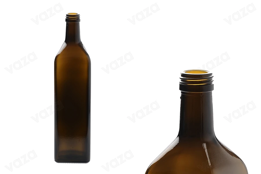 1000ml Uvag marasca glass bottle for olive oil with PP31.5 mouth - available in a package with 20 pcs-image_product