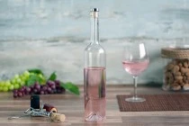 Μπουκάλι για κρασί γυάλινο διάφανο leggera 750 ml Μπουκάλι για κρασί γυάλινο διάφανο leggera 750 ml