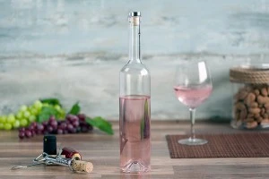 Bouteille de vin en verre transparent leggera de 750 ml-3