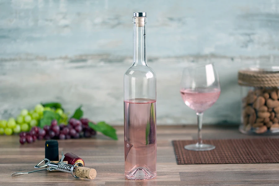 Μπουκάλι για κρασί γυάλινο διάφανο leggera 750 ml Μπουκάλι για κρασί γυάλινο διάφανο leggera 750 ml