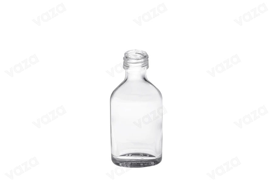Μπουκάλι 20 ml γυάλινο σε σχήμα πλακέ - φλασκί Μπουκάλι 20 ml γυάλινο σε σχήμα πλακέ - φλασκί-εικόνα_προϊοντική