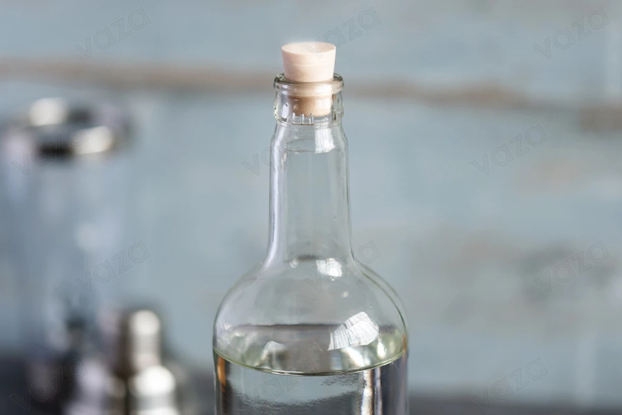 Μπουκάλι γυάλινο 1000 ml για νερό και ποτά με λαιμό για πώμα ασφαλείας 1031/47 (τύπου Guala) Μπουκάλι γυάλινο 1000 ml για νερό και ποτά με λαιμό για πώμα ασφαλείας 1031/47 (τύπου Guala)-εικόνα_σύνθεση