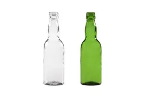Glasflasche 100 ml rund-1