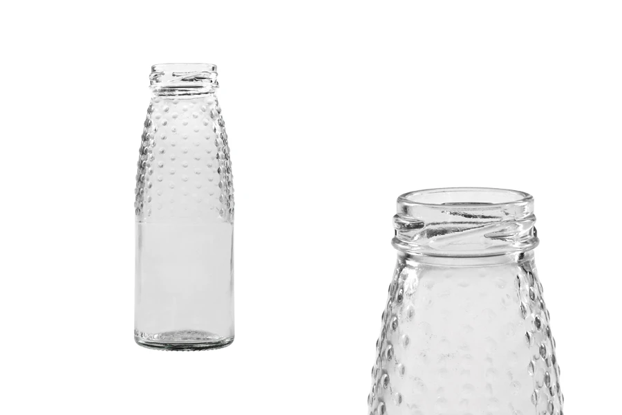 Μπουκάλι για χυμό 200 ml γυάλινο διάφανο Μπουκάλι για χυμό 200 ml γυάλινο διάφανο