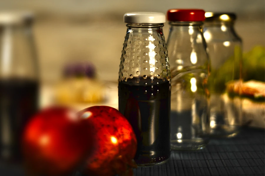 Μπουκάλι για χυμό 200 ml γυάλινο διάφανο Μπουκάλι για χυμό 200 ml γυάλινο διάφανο