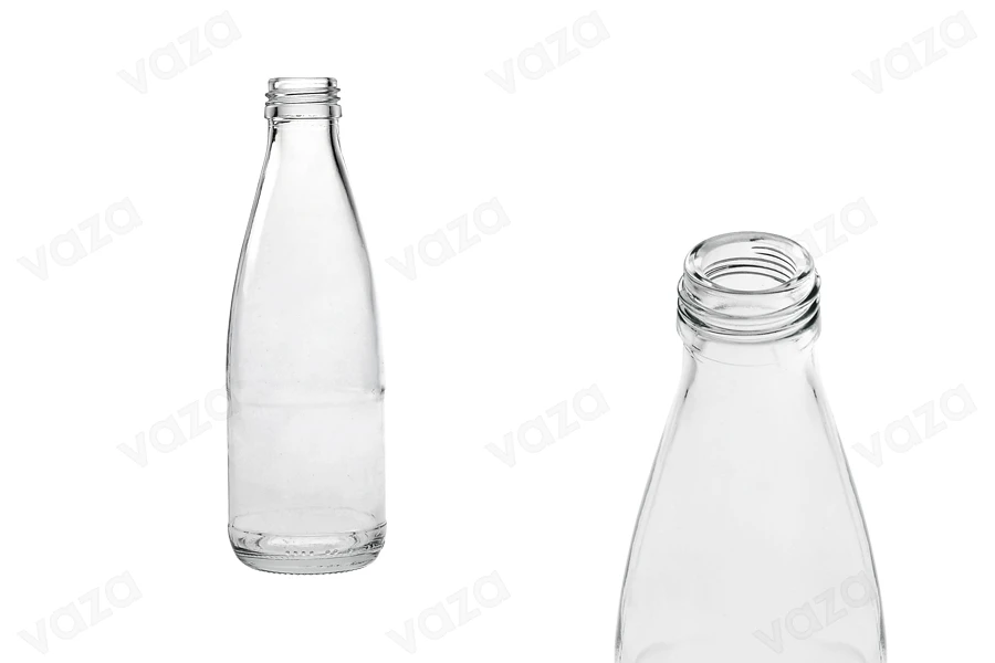 Shishe qelqi 250 ml, transparente për lëngje dhe pije-imazh_produkt