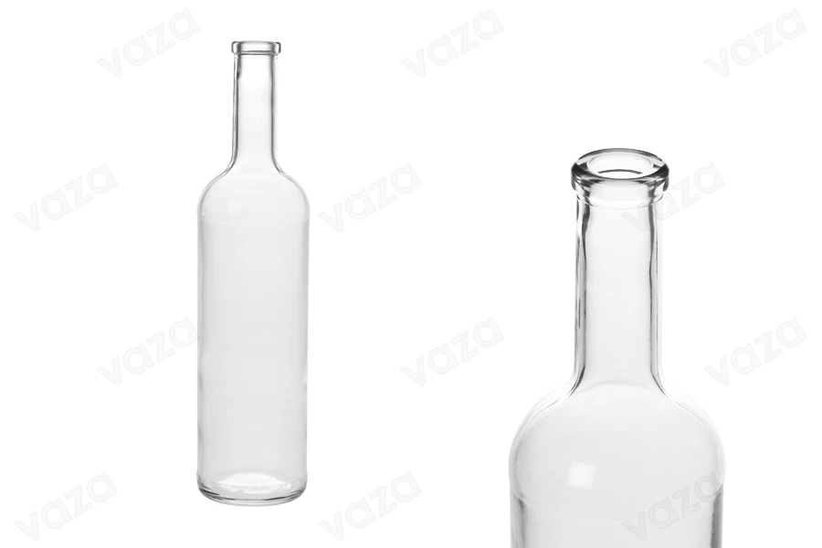 Bottiglia rotonda di vetro da 700 ml. Bottiglia rotonda di vetro da 700 ml.-immagine_prodotto