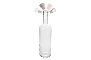 Μπουκάλι 700 ml γυάλινο στρογγυλό-2