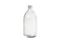 Bouteille transparente de 500 ml en verre-photo_produit