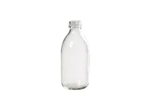 Bottiglia di vetro trasparente da 250 ml.-1