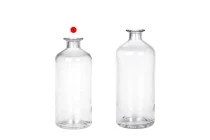 Bouteille cylindrique en verre de 500 ml pour boissons alcoolisées Bouteille cylindrique en verre de 500 ml pour boissons alcoolisées