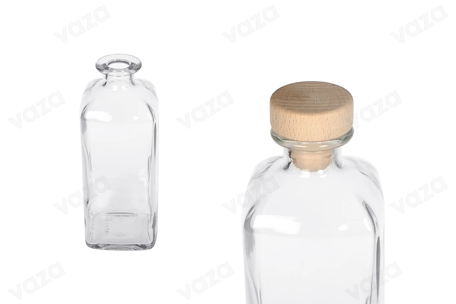 Μπουκάλι γυάλινο 500 ml για ποτά ή λάδι-εικόνα_διαστάσεις