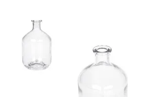 Φιάλη 500 ml γυάλινη σε κυλινδρικό σχήμα για ποτά-1