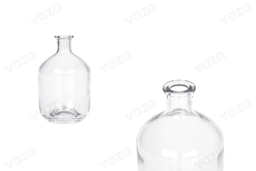 Cylindrical 500ml spirit glass bottle-image_product