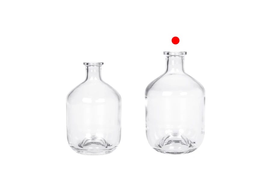 Cylindrical 700ml spirit glass bottle Cylindrical 700ml spirit glass bottle