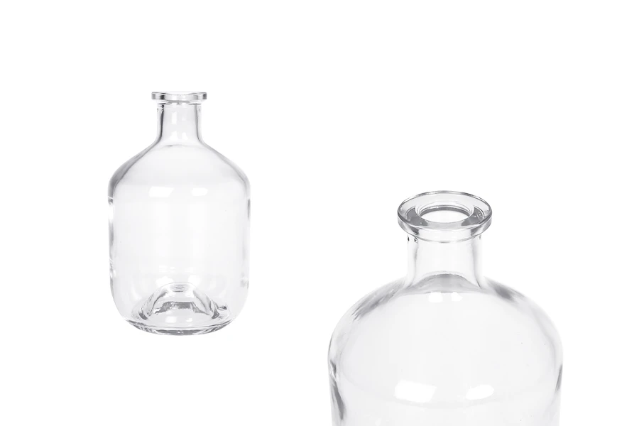 Cylindrical 700ml spirit glass bottle Cylindrical 700ml spirit glass bottle