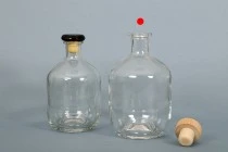 Cylindrical 700ml spirit glass bottle Cylindrical 700ml spirit glass bottle