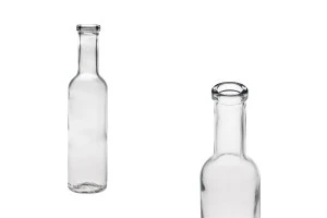 Μπουκάλι γυάλινο 200 ml διάφανο - 25 τμχ-1