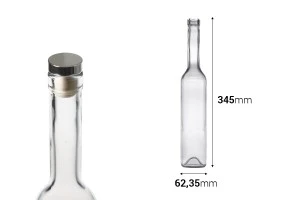 Μπουκάλι γυάλινο 500 ml για ούζο και ποτά-2