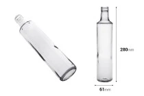 Μπουκάλι γυάλινο 500 ml (Dorica) PP 31.5 - 30 τμχ