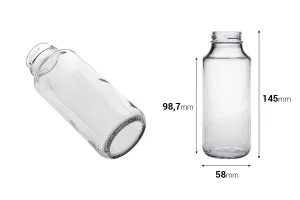 Glasflasche 250 ml für Saft - 30 Stk-2