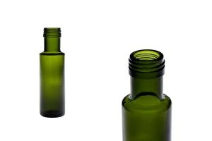 Glasflasche 100 ml (Dorica) PP 31,5 in grüner Farbe - 63 Stk-1
