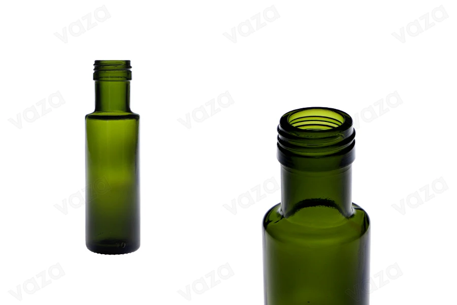 Glasflasche 100 ml (Dorica) PP 31,5 in grüner Farbe - 63 Stk-εικόνα_προϊοντική