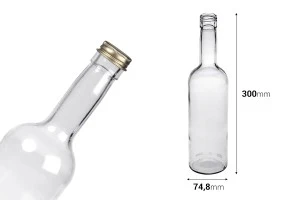 Μπουκάλι γυάλινο 700 ml (PP 31.5) - 35 τμχ-3