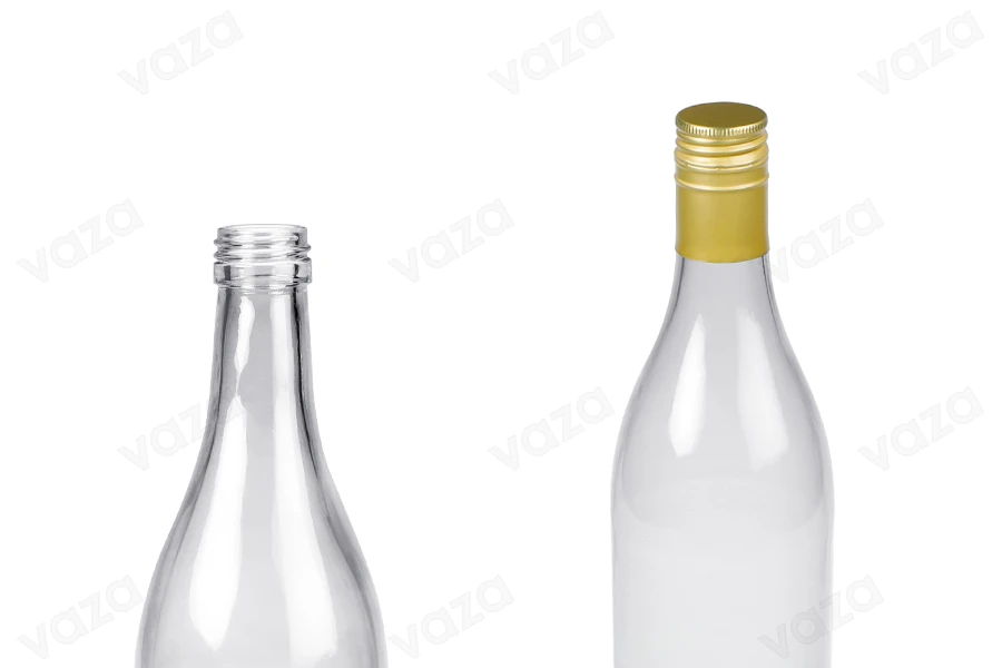 Μπουκάλι γυάλινο διάφανο 700 ml (PP 28) για ούζο Μπουκάλι γυάλινο διάφανο 700 ml (PP 28) για ούζο-εικόνα_σύνθεση