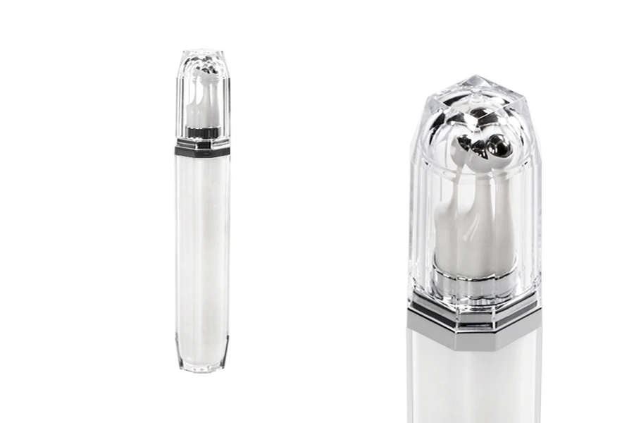 Μπουκαλάκι ακρυλικό για καλλυντική χρήση 20 ml με αντλία roll-on και καπάκι Μπουκαλάκι ακρυλικό για καλλυντική χρήση 20 ml με αντλία roll-on και καπάκι