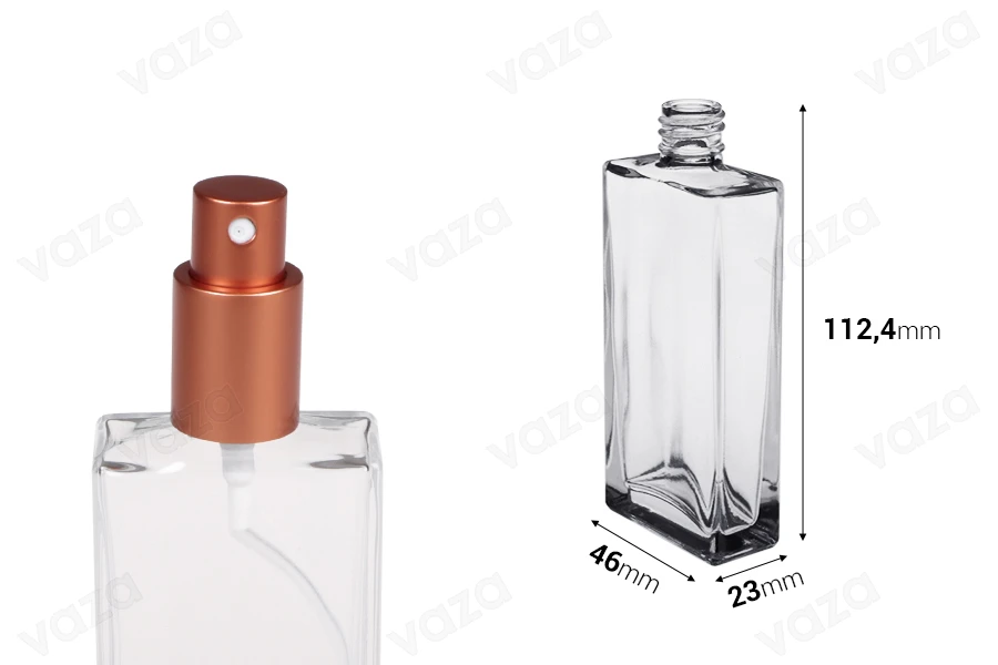 Glass perfume bottle 50 ml (18/415) Glass perfume bottle 50 ml (18/415)-image_dimensions