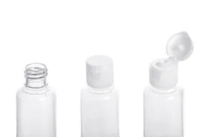 Bouteille en plastique de 35 ml avec couvercle flip-top - Lot de 12 pièces-2