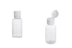 Bouteille en plastique de 35 ml avec couvercle flip-top - Lot de 12 pièces-1