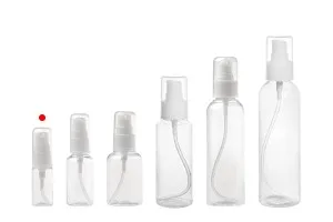 Bouteille PET de 10 ml avec pompe pour crème en lot de 12 pièces-5