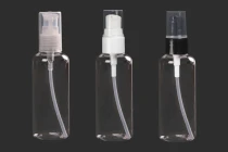 Transparent 100ml PET bottle for creams with pump dispenser, available in a package with 12 pieces-image_product