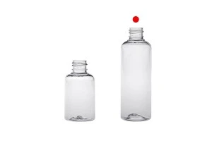 Bouteille de 100 ml en plastique transparent PP20 - 12 pcs-3