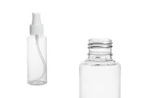 PET Μπουκάλι 100 ml με αντλία για κρέμα σε συσκευασία των 12 τεμαχίων