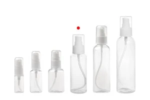 Bouteille PET de 100 ml avec pompe pour crème en lot de 12 pièces-6