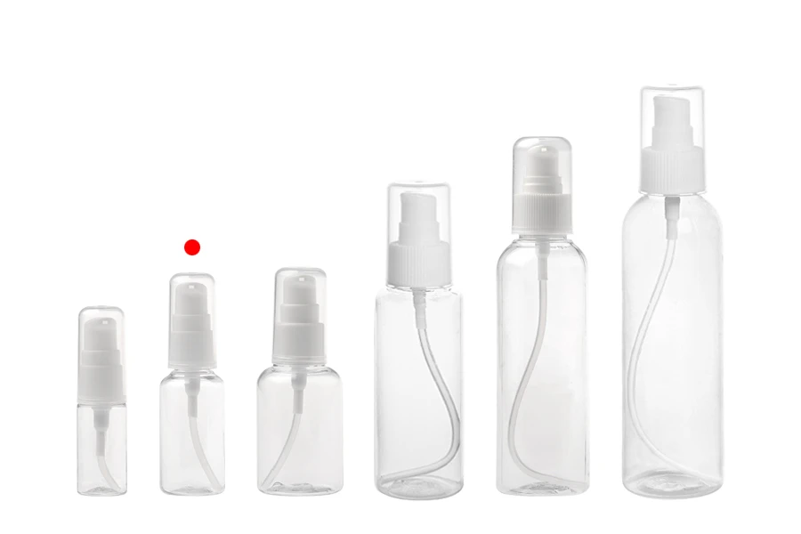 PET Μπουκάλι 30 ml με αντλία για κρέμα σε συσκευασία των 12 τεμαχίων