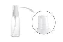 Μπουκάλι PET 50 ml με αντλία για κρέμα - 12 τμχ Μπουκάλι PET 50 ml με αντλία για κρέμα - 12 τμχ