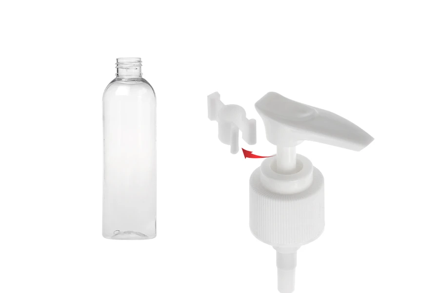 Μπουκάλι PET 180 ml με αντλία για σαμπουάν - 12 τμχ Μπουκάλι PET 180 ml με αντλία για σαμπουάν - 12 τμχ