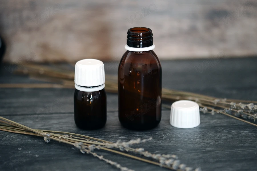 30ml amber glass bottle for essential oils with PP28 finish-image_group