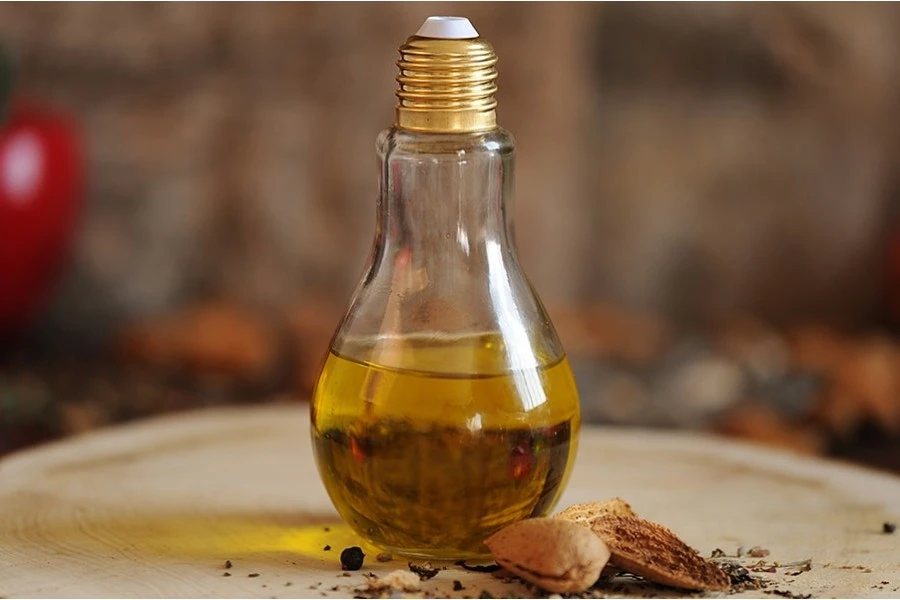 Flasche in Form einer Lampe 180ml -ohne Deckel Flasche in Form einer Lampe 180ml -ohne Deckel
